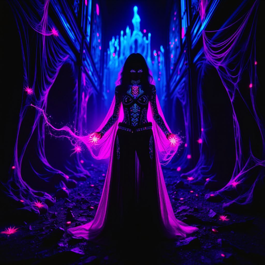 Alternative AI Album Cover — An abstract representation of the cycle of life, featuring a woman holding a newborn amidst a backdrop of jagged cliffs and swirling winds; dark and moody colors with highlights of gold, dreamy textures and ethereal lighting, evoking themes of despair and endurance, photorealistic details, 8k quality.